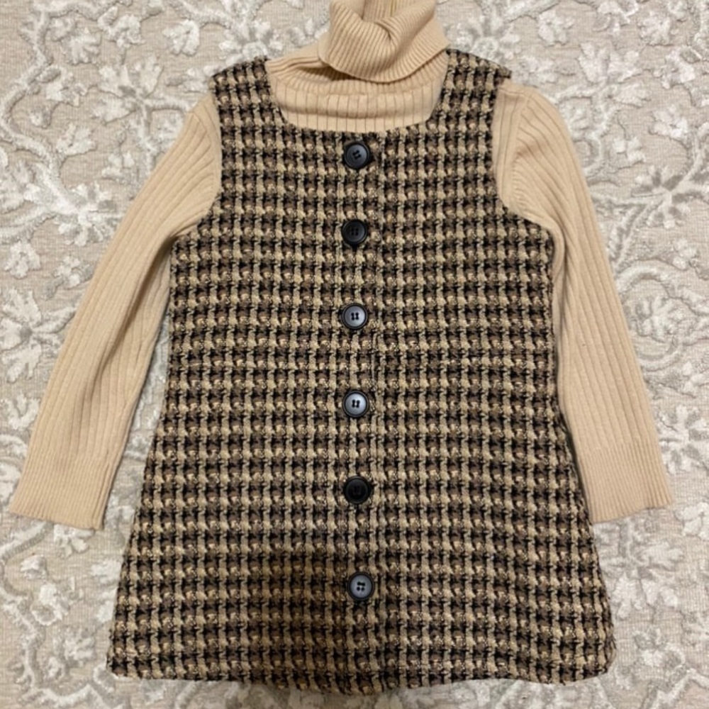Girls dress and turtleneck